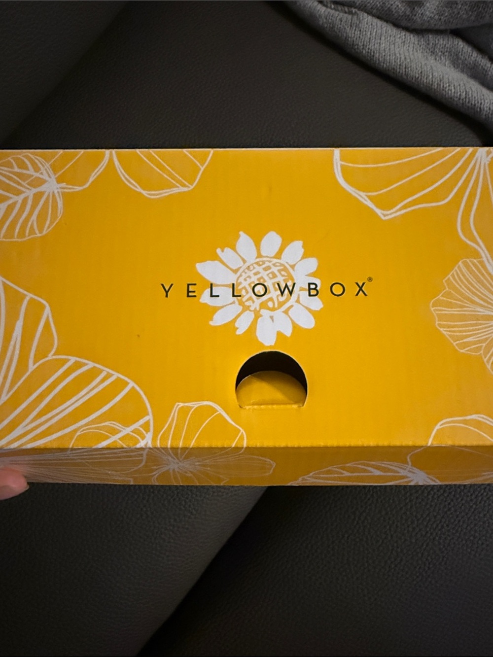 yellow box sandals